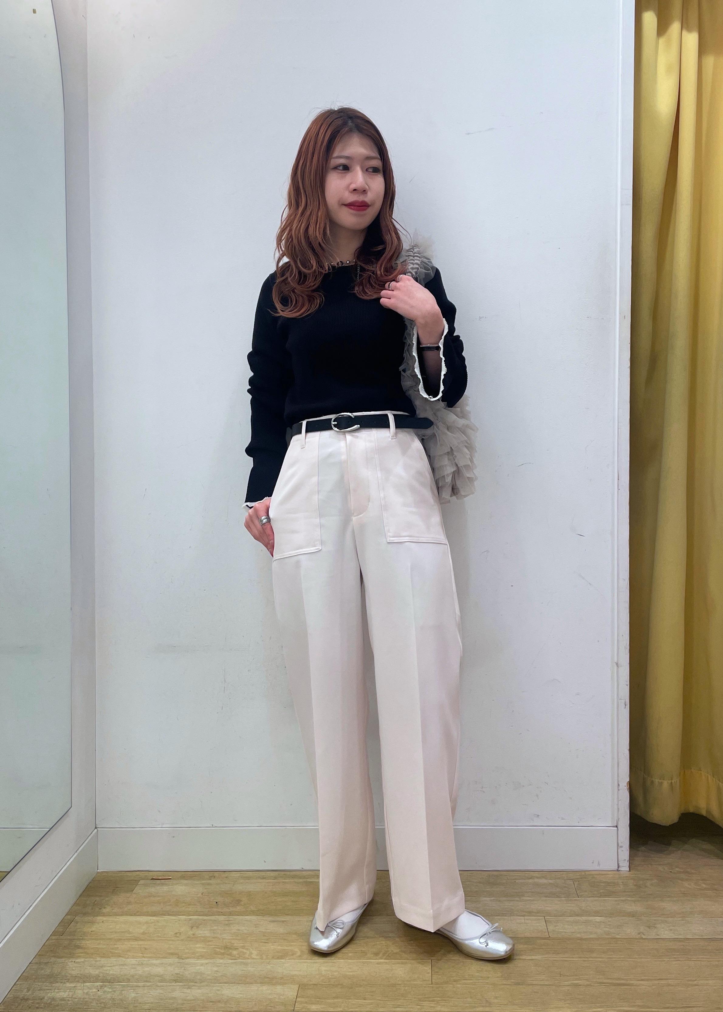 ROPE' PICNICの袖口フレアシアーニットプルオーバー/洗濯機OKを使ったコーディネートを紹介します。｜Rakuten Fashion(楽天ファッション／旧楽天ブランドアベニュー)5334856