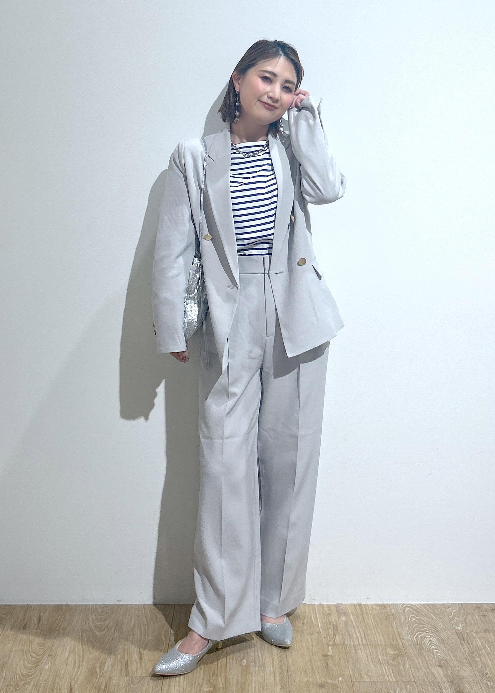 ROPE' PICNICの【花粉ガード】クリアツイル金ボタンジャケット/セレモニー・通勤対応・セットアップ対応を使ったコーディネートを紹介します。｜Rakuten Fashion(楽天ファッション／旧楽天ブランドアベニュー)5334997
