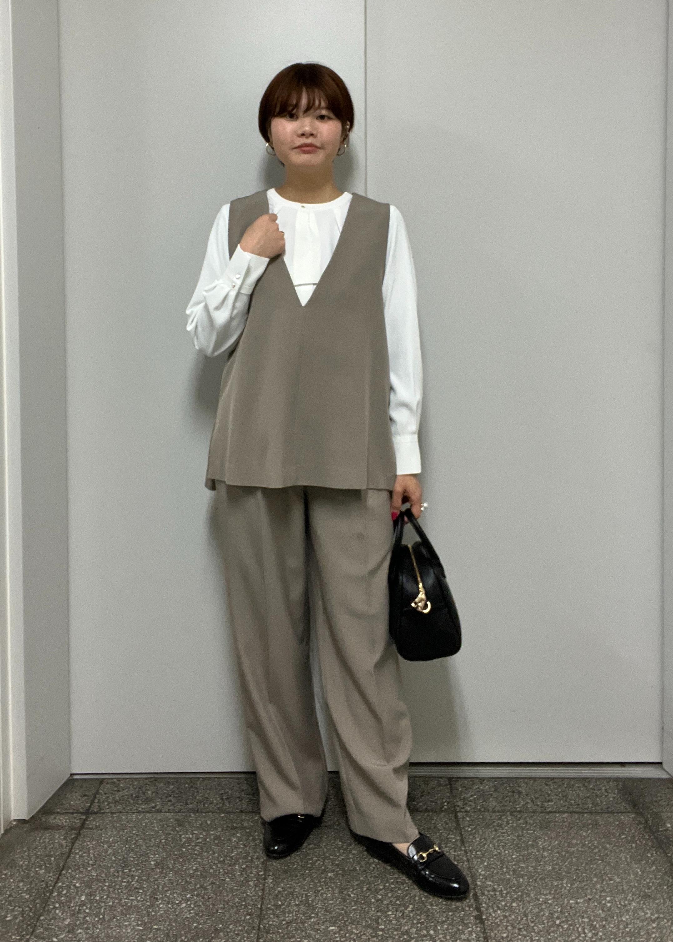ROPE' PICNICのジョーゼット配色ボウタイ風ブラウス/セレモニー・通勤対応を使ったコーディネートを紹介します。｜Rakuten Fashion(楽天ファッション／旧楽天ブランドアベニュー)5335036