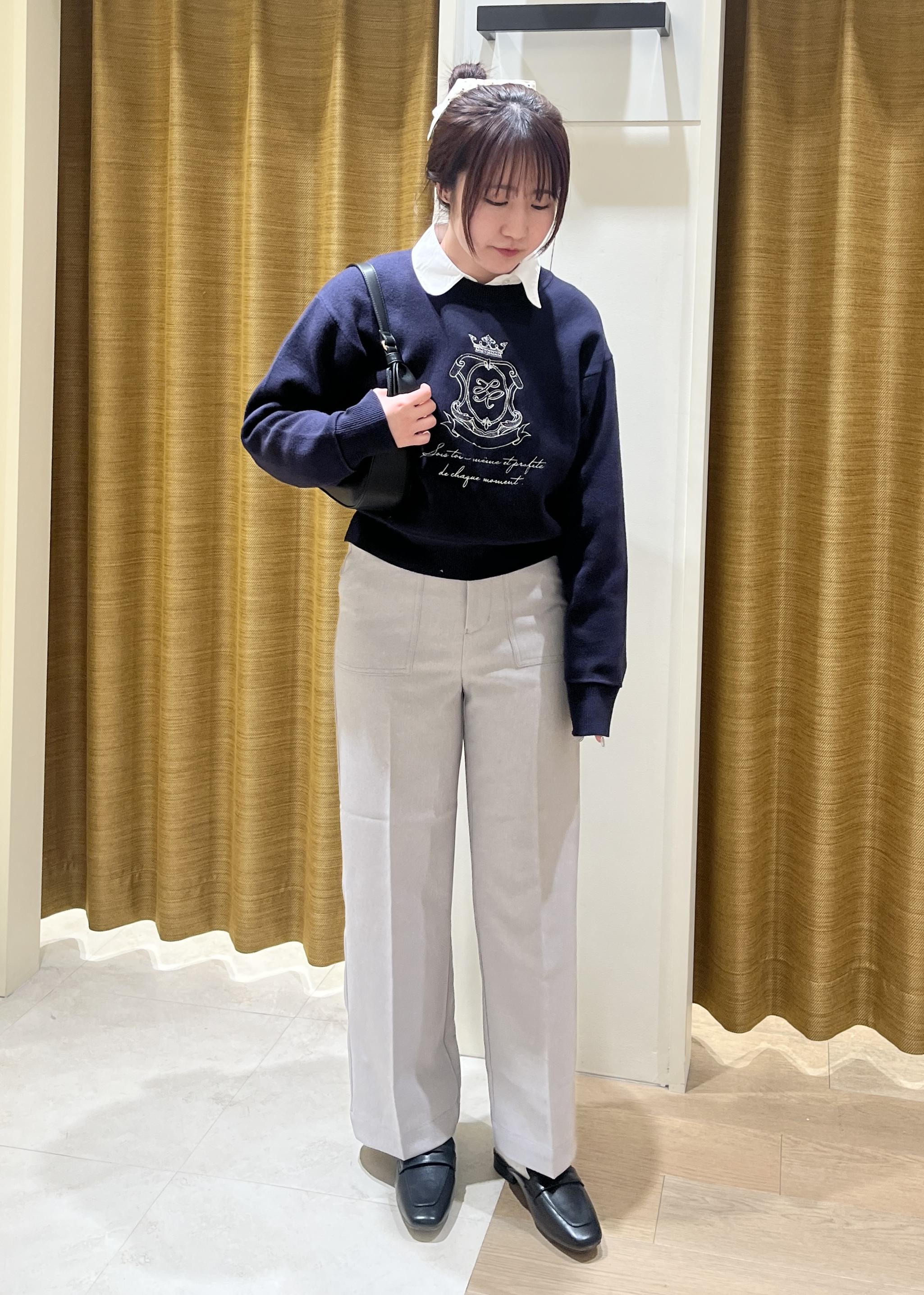 ROPE' PICNICのスウェットライク刺繍ニットプルオーバー/リンクコーデを使ったコーディネートを紹介します。｜Rakuten Fashion(楽天ファッション／旧楽天ブランドアベニュー)5369021