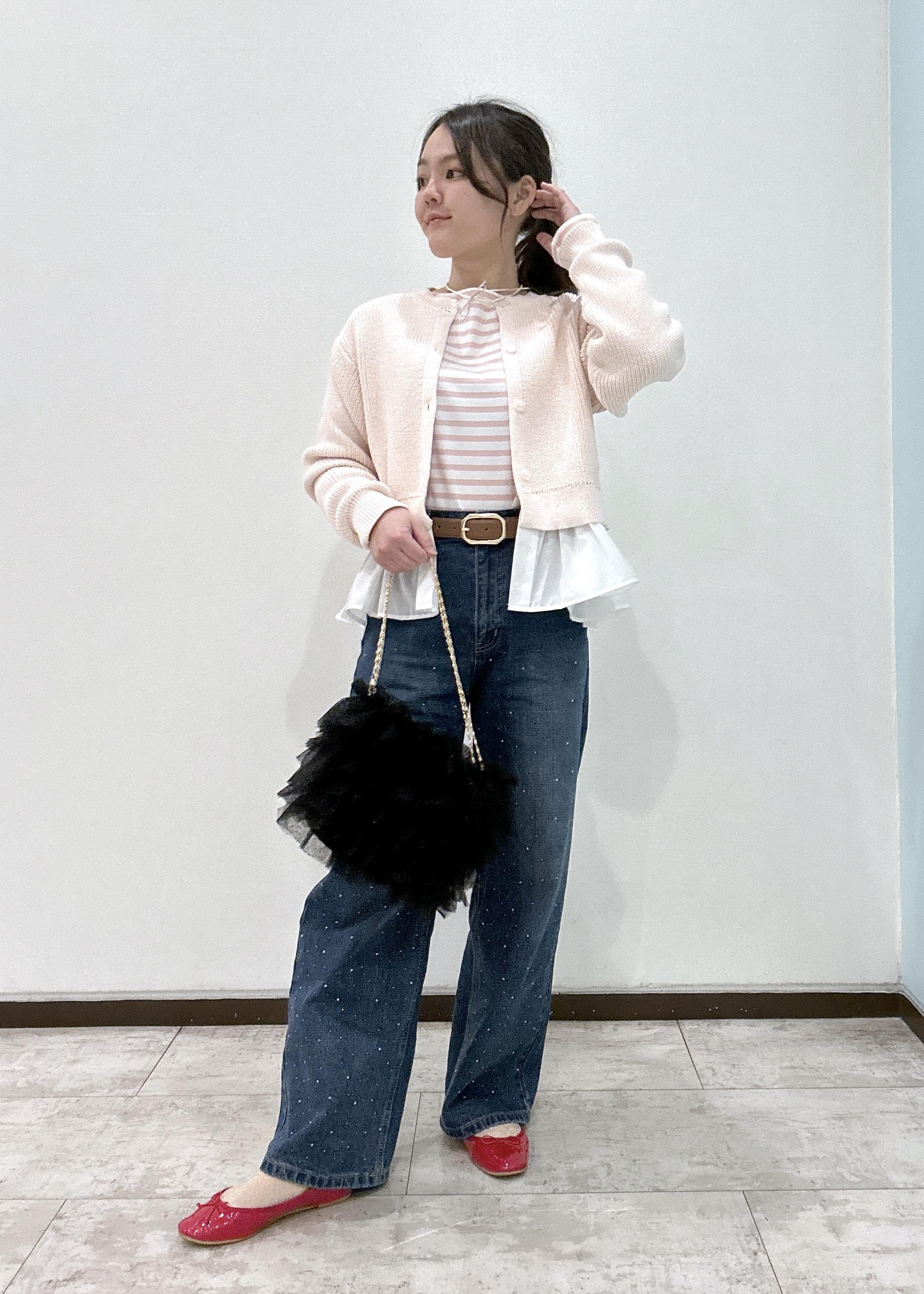 ROPE' PICNICの布帛使いショート丈カーディガンを使ったコーディネートを紹介します。｜Rakuten Fashion(楽天ファッション／旧楽天ブランドアベニュー)5369181
