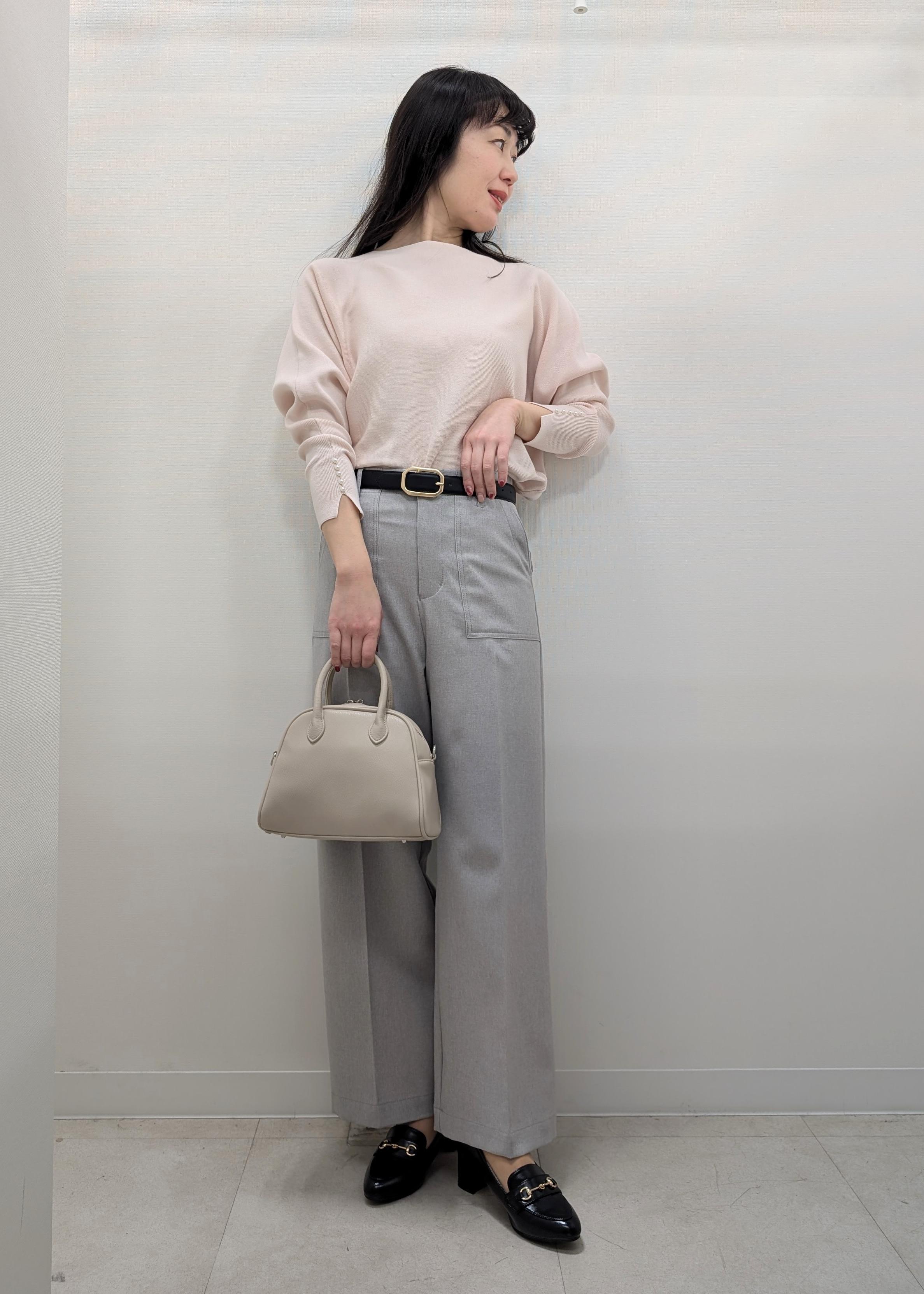 ROPE' PICNICの【洗濯機OK・アンチピリング】マシュマロ袖パールドルマンニットを使ったコーディネートを紹介します。｜Rakuten Fashion(楽天ファッション／旧楽天ブランドアベニュー)5396097