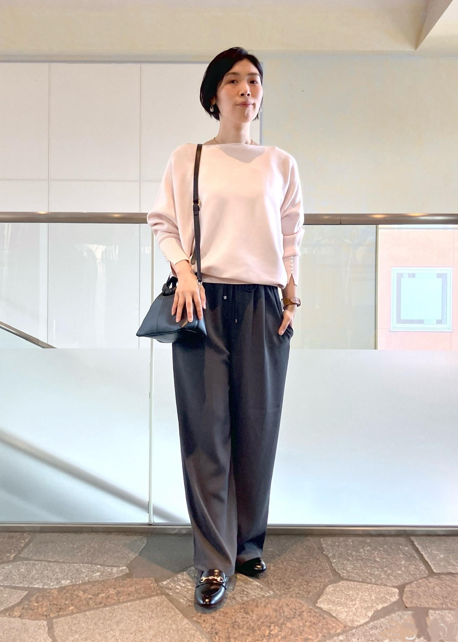 ROPE' PICNICの【洗濯機OK・アンチピリング】マシュマロ袖パールドルマンニットを使ったコーディネートを紹介します。｜Rakuten Fashion(楽天ファッション／旧楽天ブランドアベニュー)5396206