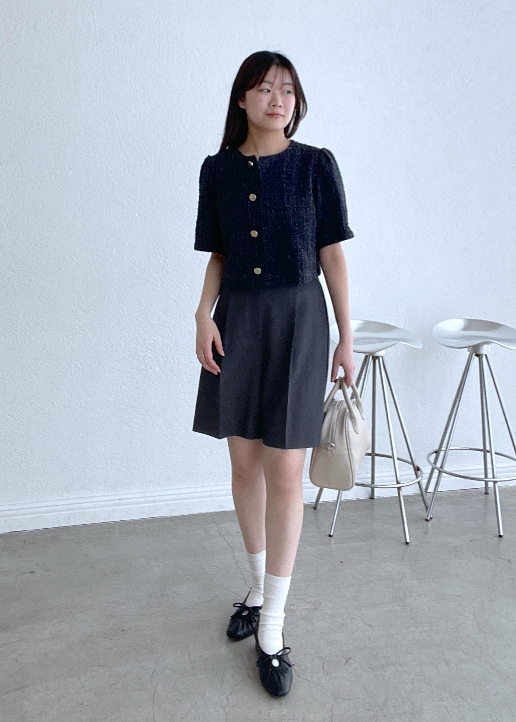 ROPE' PICNICの【サマー・ツイード】金ボタンカーディジャケットを使ったコーディネートを紹介します。｜Rakuten Fashion(楽天ファッション／旧楽天ブランドアベニュー)5396235