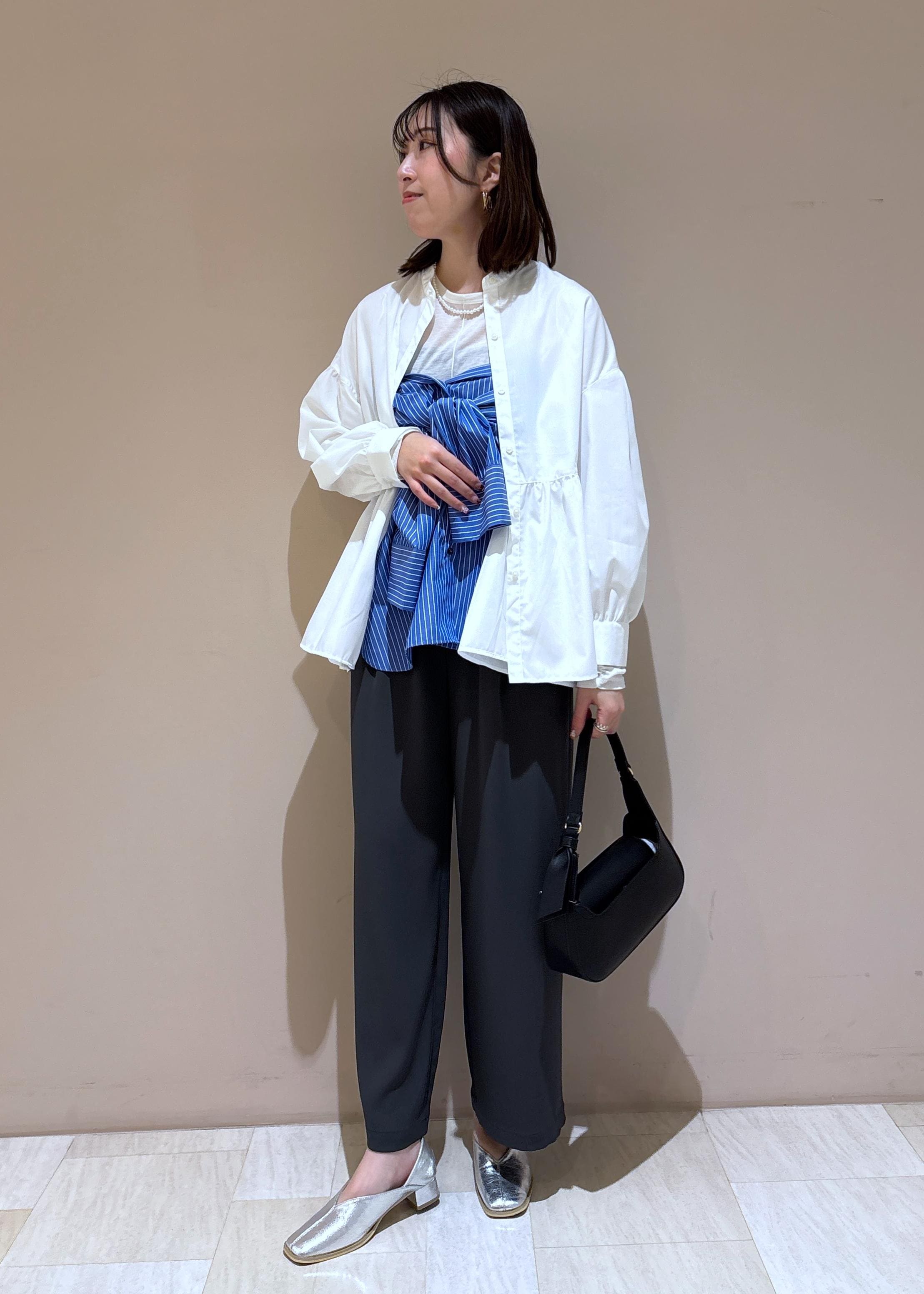 ROPE' PICNICの【花粉ガード・防シワ】ギャザーシャツブラウスを使ったコーディネートを紹介します。｜Rakuten Fashion(楽天ファッション／旧楽天ブランドアベニュー)5396331