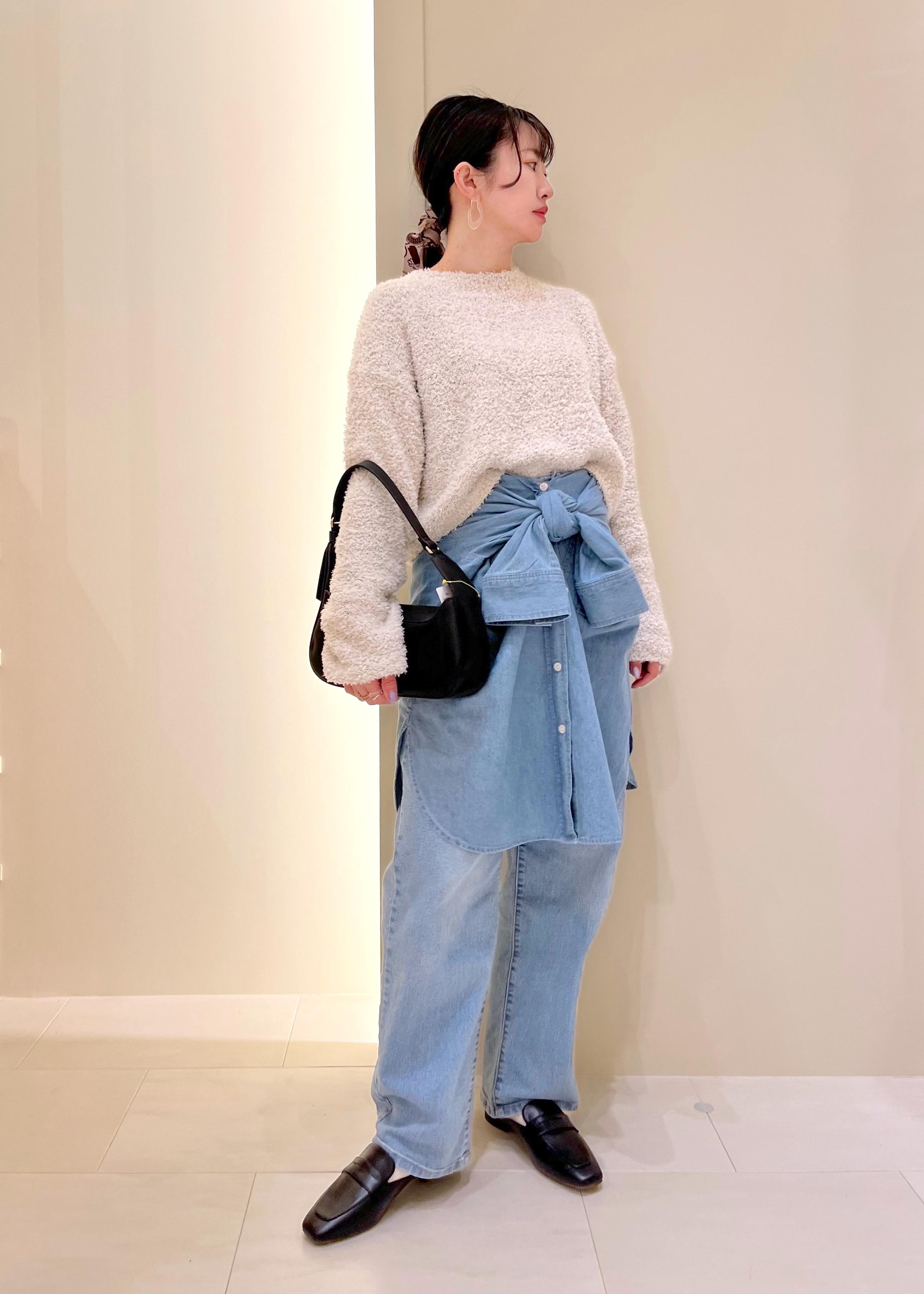 ROPE' PICNICのスパンコール混リボンヤーンニットプルオーバーを使ったコーディネートを紹介します。｜Rakuten Fashion(楽天ファッション／旧楽天ブランドアベニュー)5396436