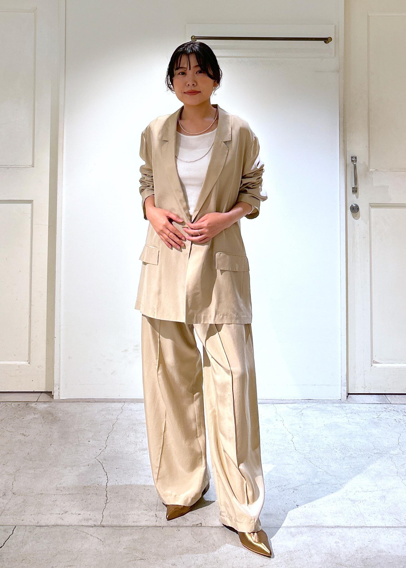 SALON adam et rope' | [25SS]GENTLE SILK ジャケット【セットアップ