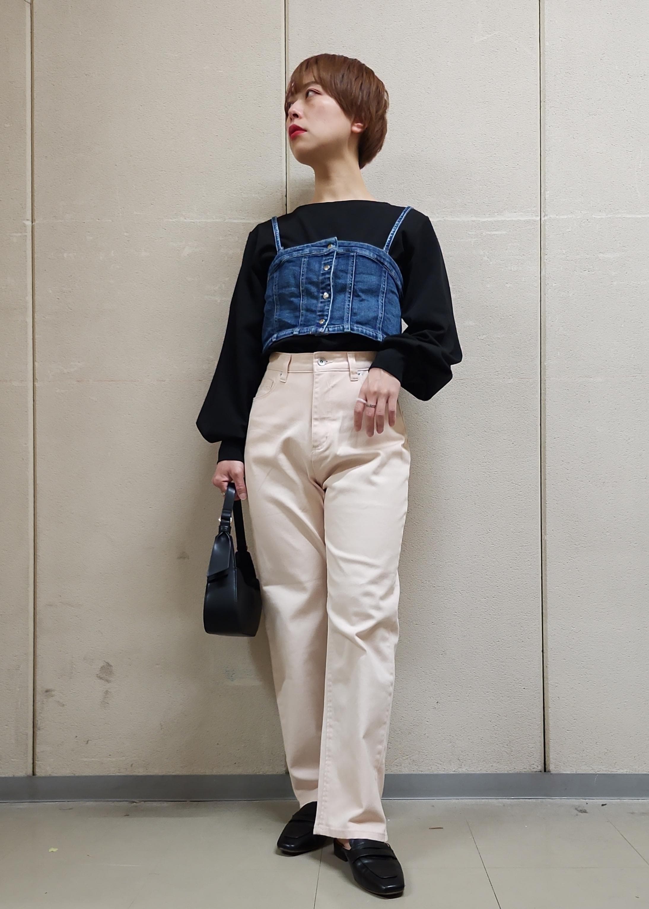 ROPE' PICNICのタックインしやすいカットジョーゼットトップスを使ったコーディネートを紹介します。｜Rakuten Fashion(楽天ファッション／旧楽天ブランドアベニュー)5436287