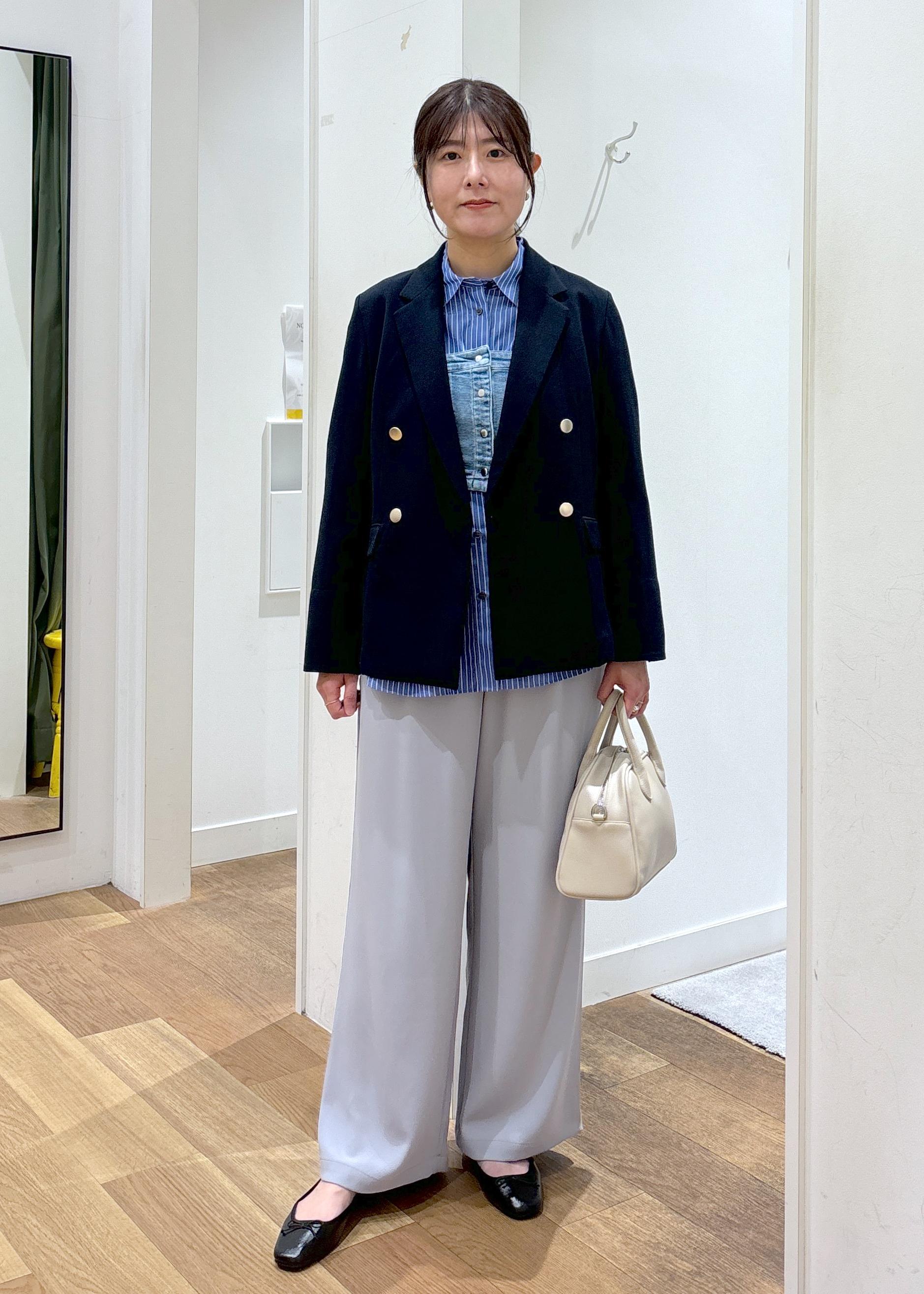 ROPE' PICNICの【抗菌防臭・接触冷感・UVカット】カナパ金ボタンジャケット/通勤・セットアップ対応を使ったコーディネートを紹介します。｜Rakuten Fashion(楽天ファッション／旧楽天ブランドアベニュー)5436273