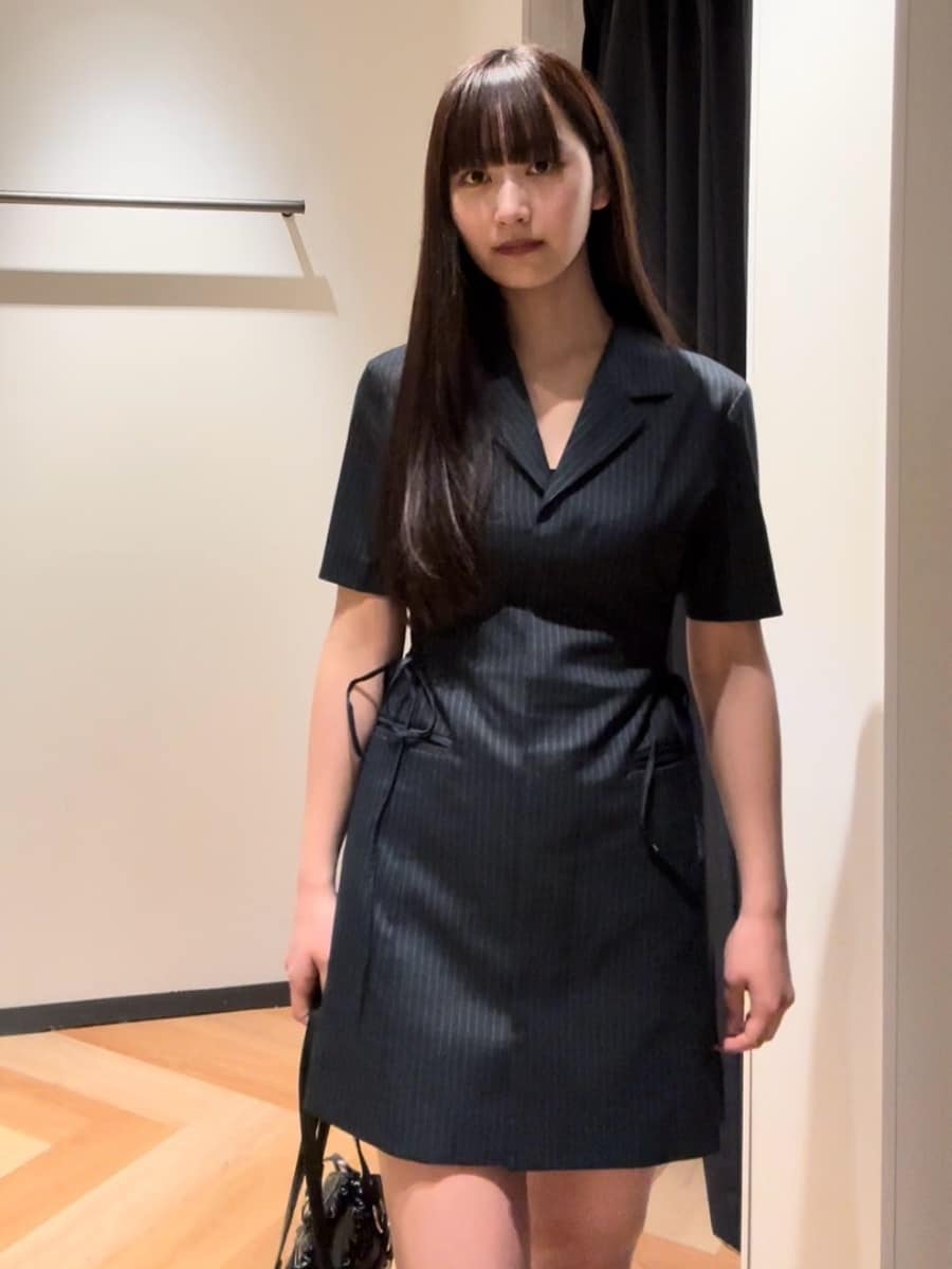 moussy | LACE UP TAILORED ドレス | Rakuten Fashion(楽天