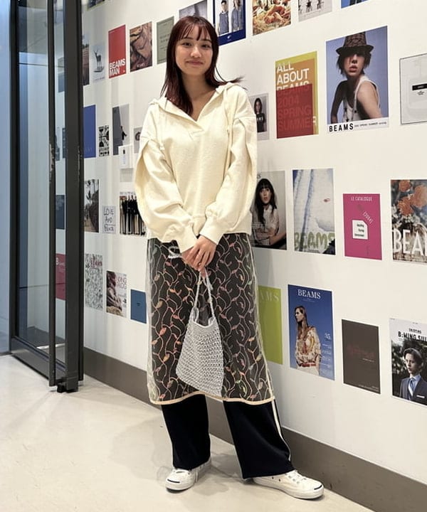 BEAMS HEARTのスパンコール ラップスカートを使ったコーディネートを紹介します。｜Rakuten Fashion(楽天ファッション／旧楽天ブランドアベニュー)5320139