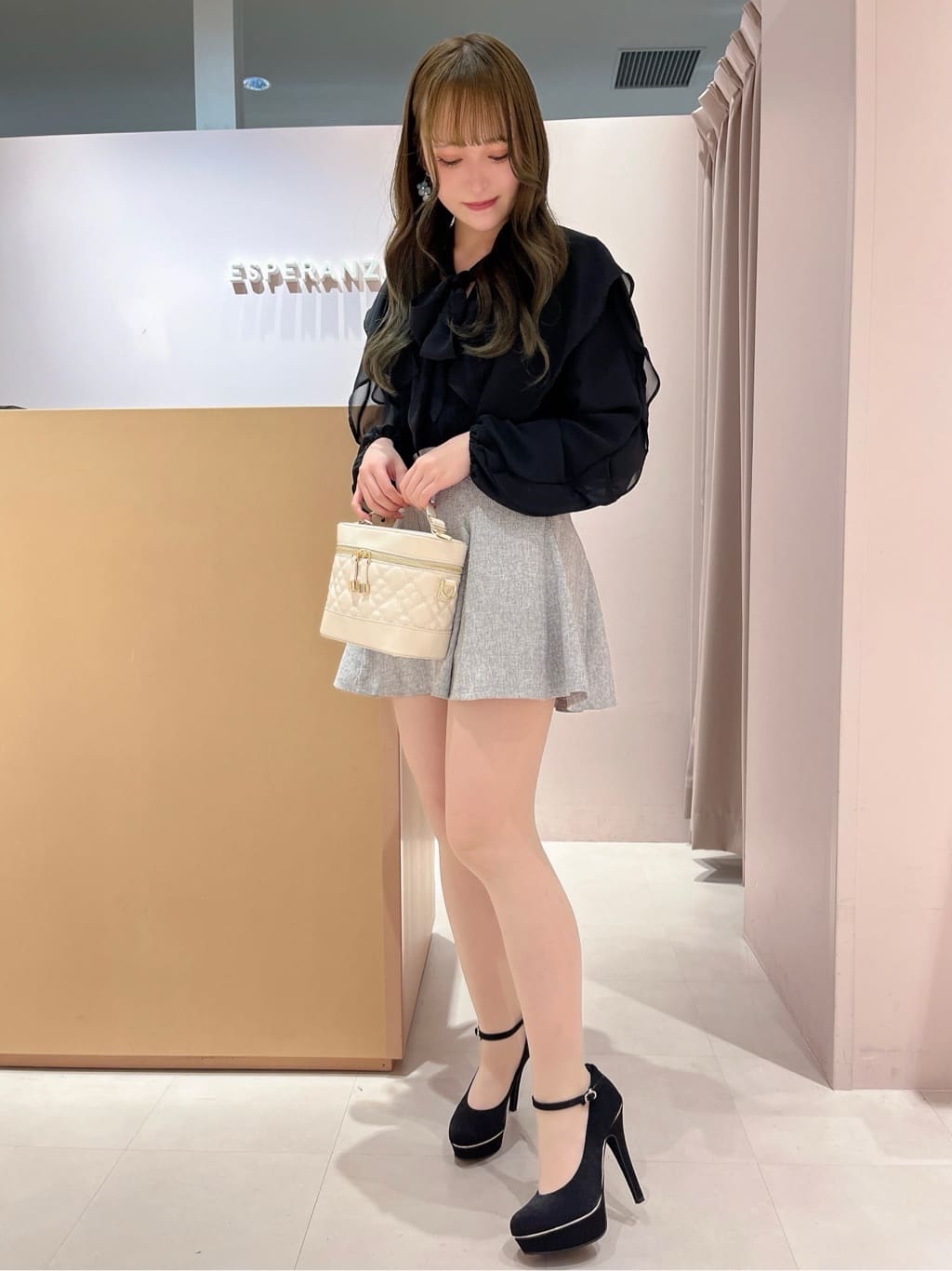 ESPERANZAの2WAY超ハイヒール厚底パンプスを使ったコーディネートを紹介します。｜Rakuten Fashion(楽天ファッション／旧楽天ブランドアベニュー)5321017