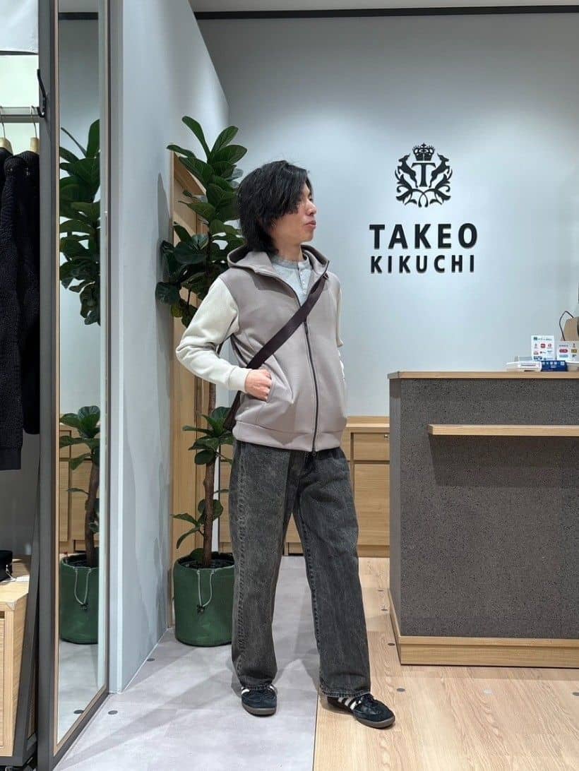TAKEO KIKUCHIのメランジ ハニカム プルーバーを使ったコーディネートを紹介します。｜Rakuten Fashion(楽天ファッション／旧楽天ブランドアベニュー)5323148