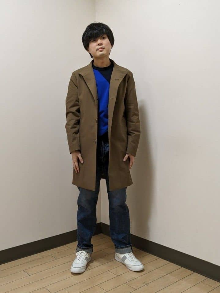 TAKEO KIKUCHIの【撥水】スタンドカラー スプリングコートを使ったコーディネートを紹介します。｜Rakuten Fashion(楽天ファッション／旧楽天ブランドアベニュー)5323601