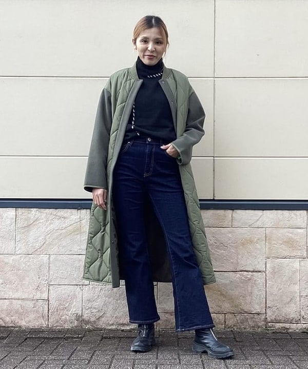 BEAMS HEARTのリンキングニット(手洗い可能)を使ったコーディネートを紹介します。｜Rakuten Fashion(楽天ファッション／旧楽天ブランドアベニュー)5330016