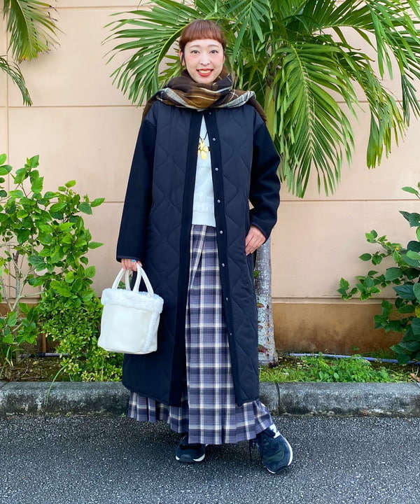 BEAMS HEARTのMA-1 * ヘチマ キルティングコートを使ったコーディネートを紹介します。｜Rakuten Fashion(楽天ファッション／旧楽天ブランドアベニュー)5330017