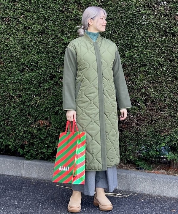 BEAMS HEARTのMA-1 * ヘチマ キルティングコートを使ったコーディネートを紹介します。｜Rakuten Fashion(楽天ファッション／旧楽天ブランドアベニュー)5330147