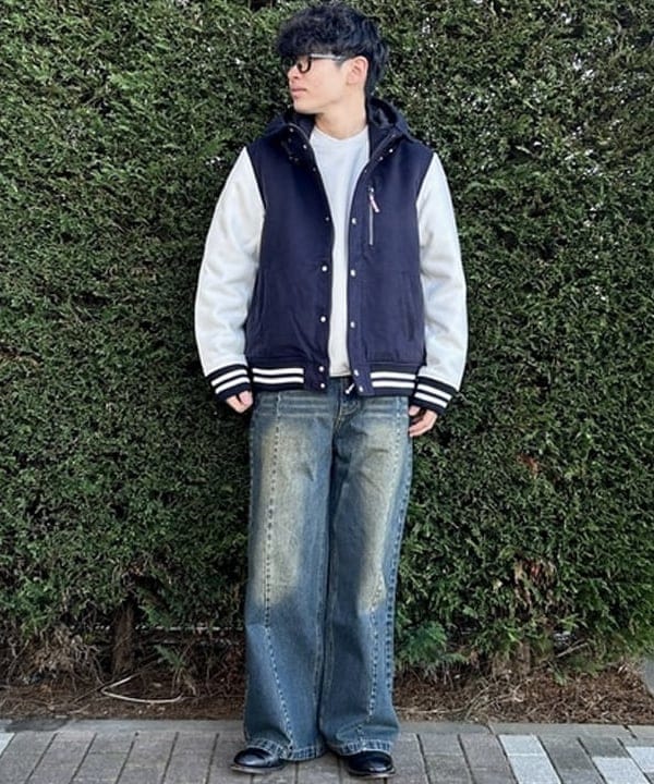 BEAMS HEARTのフェイクスウェード ボア クルーネック スウェットを使ったコーディネートを紹介します。｜Rakuten Fashion(楽天ファッション／旧楽天ブランドアベニュー)5330198