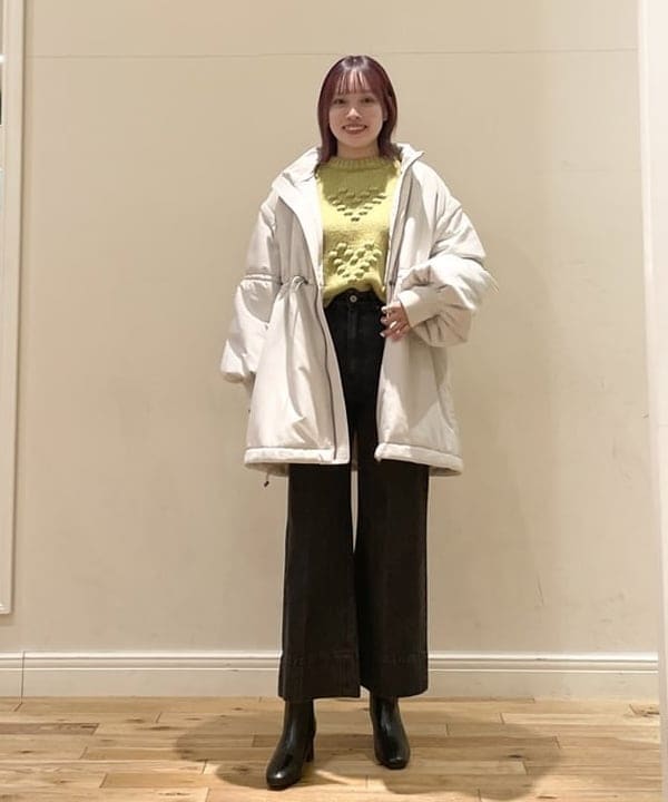 BEAMS HEARTのハートポップコーン ニット(ウォッシャブル)を使ったコーディネートを紹介します。｜Rakuten Fashion(楽天ファッション／旧楽天ブランドアベニュー)5330328