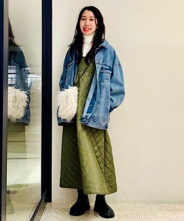 BEAMS HEARTのオーバー デニムジャケットを使ったコーディネートを紹介します。｜Rakuten Fashion(楽天ファッション／旧楽天ブランドアベニュー)5330389
