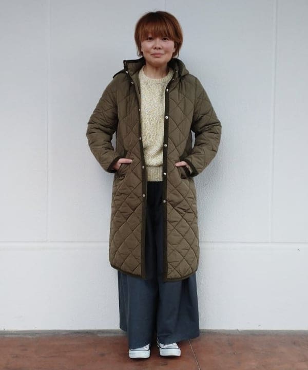 BEAMS HEARTのカラフル糸 クルーネックニット(洗濯機可能) 25SSを使ったコーディネートを紹介します。｜Rakuten Fashion(楽天ファッション／旧楽天ブランドアベニュー)5330418