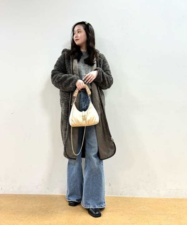 BEAMS HEARTのリボン ニットプルオーバー(手洗い可能)を使ったコーディネートを紹介します。｜Rakuten Fashion(楽天ファッション／旧楽天ブランドアベニュー)5330527