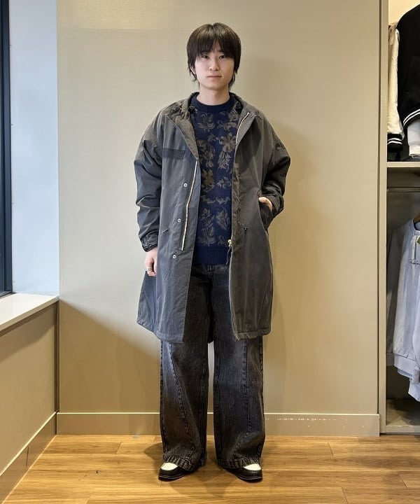 BEAMS HEARTのフラワー ジャガード クルーネック ニットを使ったコーディネートを紹介します。｜Rakuten Fashion(楽天ファッション／旧楽天ブランドアベニュー)5330553