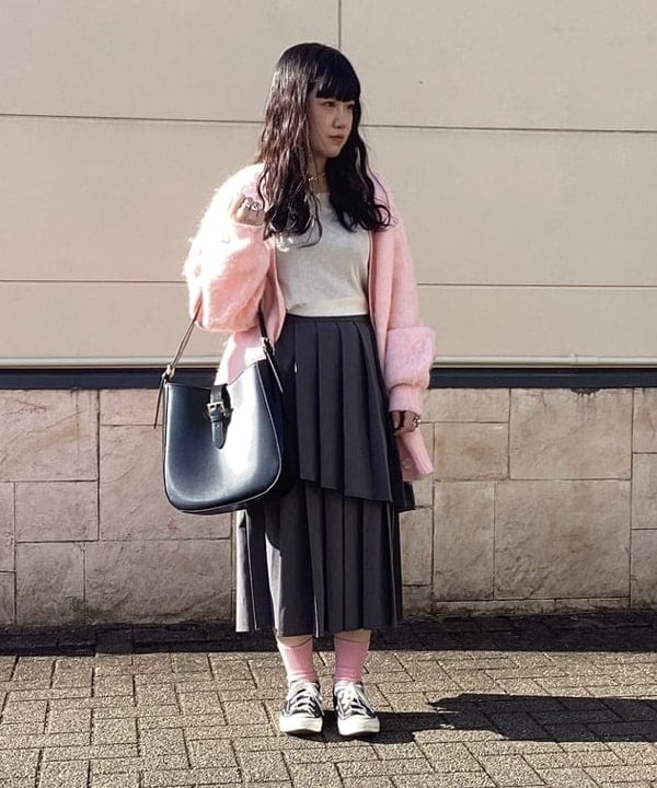 BEAMS HEARTのバックルハンドル トートバッグ 25AW レディース オフィス ビジネス 通勤 デイリー オンオフ兼用 合皮 ギフトを使ったコーディネートを紹介します。｜Rakuten Fashion(楽天ファッション／旧楽天ブランドアベニュー)5330555