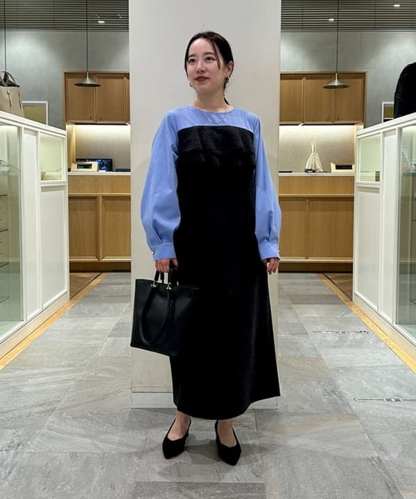 BEAMS HEARTのフリルコンビ ワンピースを使ったコーディネートを紹介します。｜Rakuten Fashion(楽天ファッション／旧楽天ブランドアベニュー)5330569