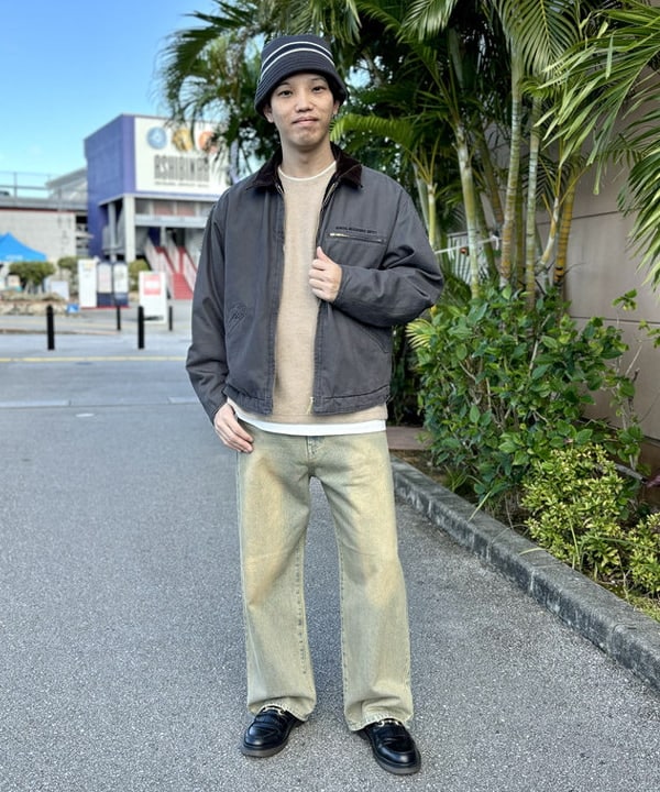 BEAMS HEARTのブラスト ワイド ストレート デニムを使ったコーディネートを紹介します。｜Rakuten Fashion(楽天ファッション／旧楽天ブランドアベニュー)5330646