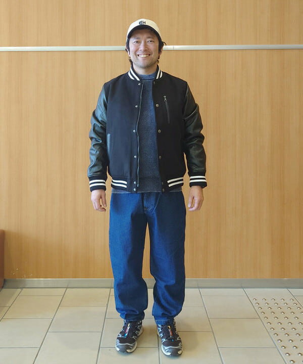 BEAMS HEARTの胸ジップ スタジアム ブルゾンを使ったコーディネートを紹介します。｜Rakuten Fashion(楽天ファッション／旧楽天ブランドアベニュー)5330797