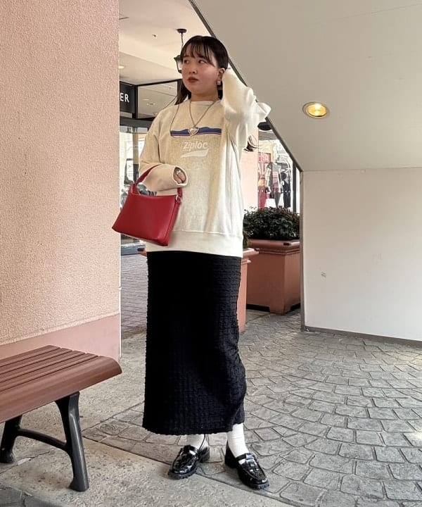 BEAMS HEARTのベルト ハンドル スクエア ショルダーバッグ 25SS レディースを使ったコーディネートを紹介します。｜Rakuten Fashion(楽天ファッション／旧楽天ブランドアベニュー)5330903