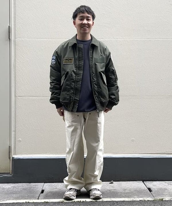 BEAMS HEARTのCWU-45 ミリタリー ブルゾンを使ったコーディネートを紹介します。｜Rakuten Fashion(楽天ファッション／旧楽天ブランドアベニュー)5331123