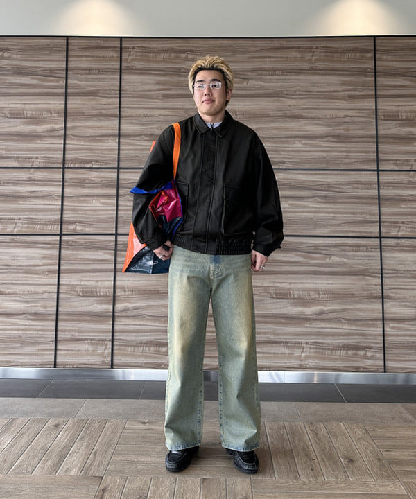 BEAMS HEARTのブラスト ワイド ストレート デニムを使ったコーディネートを紹介します。｜Rakuten Fashion(楽天ファッション／旧楽天ブランドアベニュー)5331177