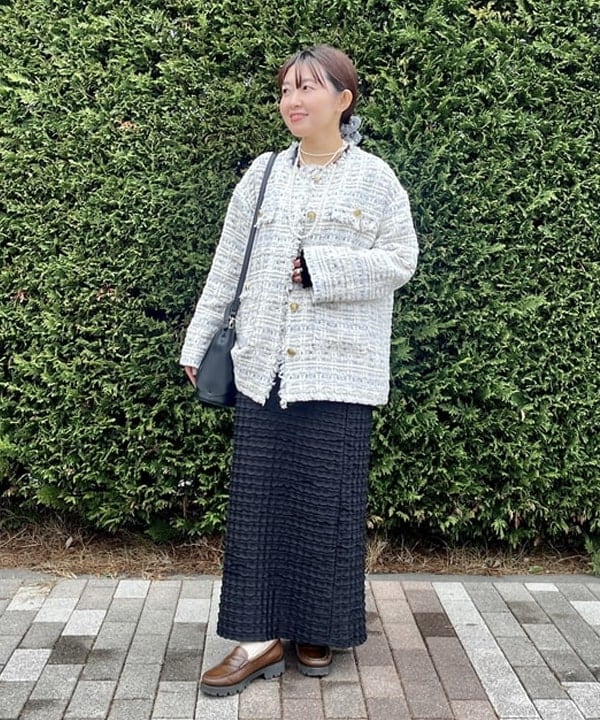 BEAMS HEARTのツイードジャケット セレモニー 入学 入園 卒業 卒園 ママスーツ 七五三 通勤 オフィススタイル オンオフ兼用 フォーマル 25SS 春 ビームスセレモニー2025を使ったコーディネートを紹介します。｜Rakuten Fashion(楽天ファッション／旧楽天ブランドアベニュー)5331191