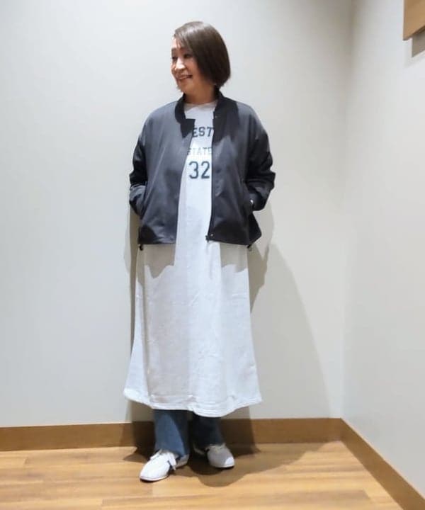 BEAMS HEARTのバックボリューム MA-1 ブルゾンを使ったコーディネートを紹介します。｜Rakuten Fashion(楽天ファッション／旧楽天ブランドアベニュー)5331309