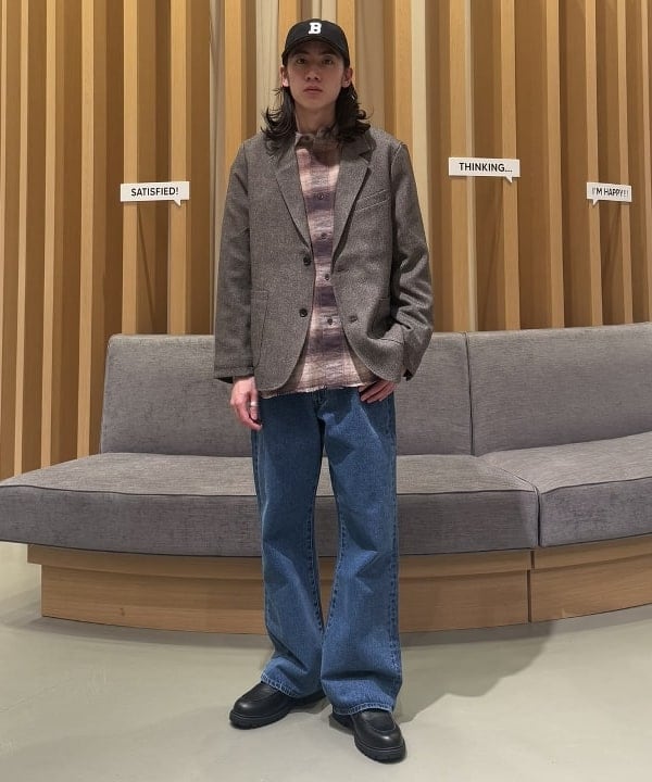 BEAMS HEARTのフェルト Bロゴ キャップを使ったコーディネートを紹介します。｜Rakuten Fashion(楽天ファッション／旧楽天ブランドアベニュー)5331354