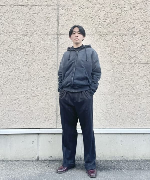 BEAMS HEARTのGMS コットンウラケ ジップパーカーを使ったコーディネートを紹介します。｜Rakuten Fashion(楽天ファッション／旧楽天ブランドアベニュー)5331373