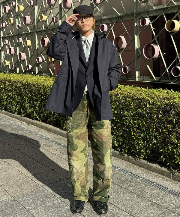 BEAMS HEARTのストレッチ ツイル フーディー コートを使ったコーディネートを紹介します。｜Rakuten Fashion(楽天ファッション／旧楽天ブランドアベニュー)5331615