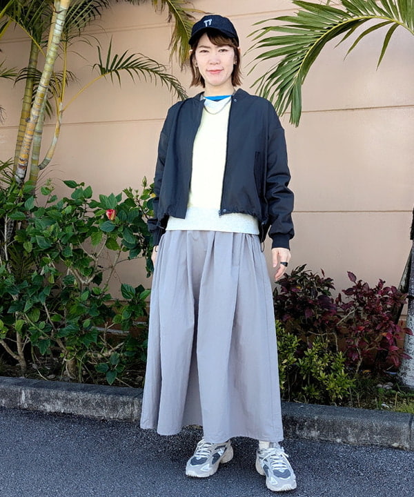 BEAMS HEARTのバックボリューム MA-1 ブルゾンを使ったコーディネートを紹介します。｜Rakuten Fashion(楽天ファッション／旧楽天ブランドアベニュー)5331701