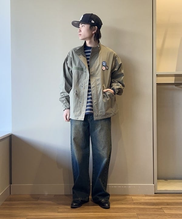 BEAMS HEARTのブラスト ワイド ストレート デニムを使ったコーディネートを紹介します。｜Rakuten Fashion(楽天ファッション／旧楽天ブランドアベニュー)5331714