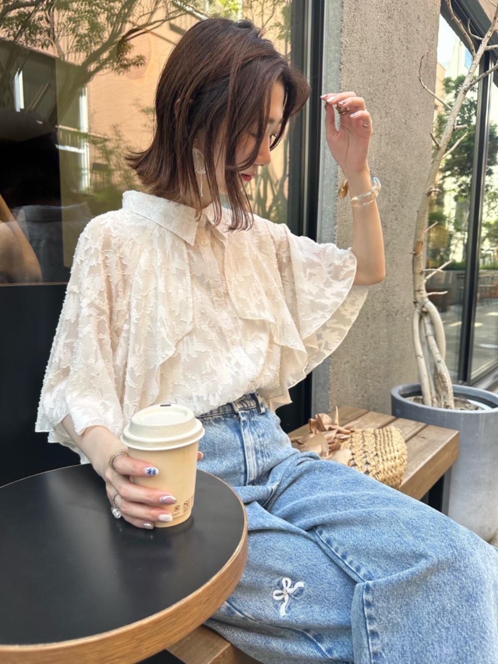 MAJESTIC LEGON | シアーケープブラウス | Rakuten Fashion(楽天