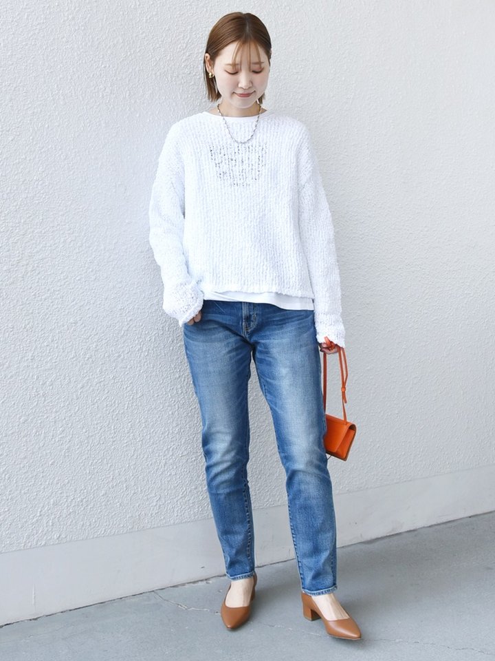 SHIPSの ループヤーン ボートネック プルオーバーを使ったコーディネート | Rakuten Fashion(楽天ファッション／旧楽天 ...