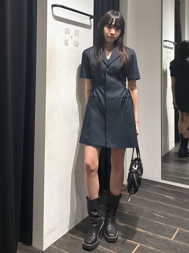 moussy | LACE UP TAILORED ドレス | Rakuten Fashion(楽天
