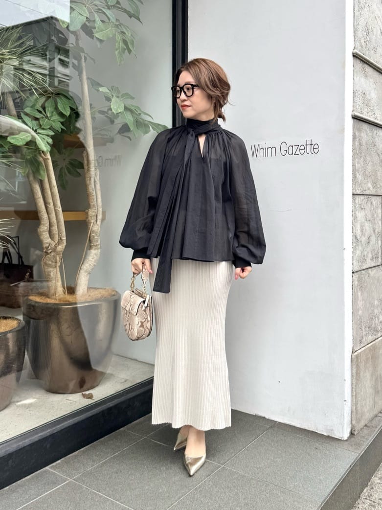 Whim Gazette | ローンボウタイブラウス | Rakuten Fashion(楽天