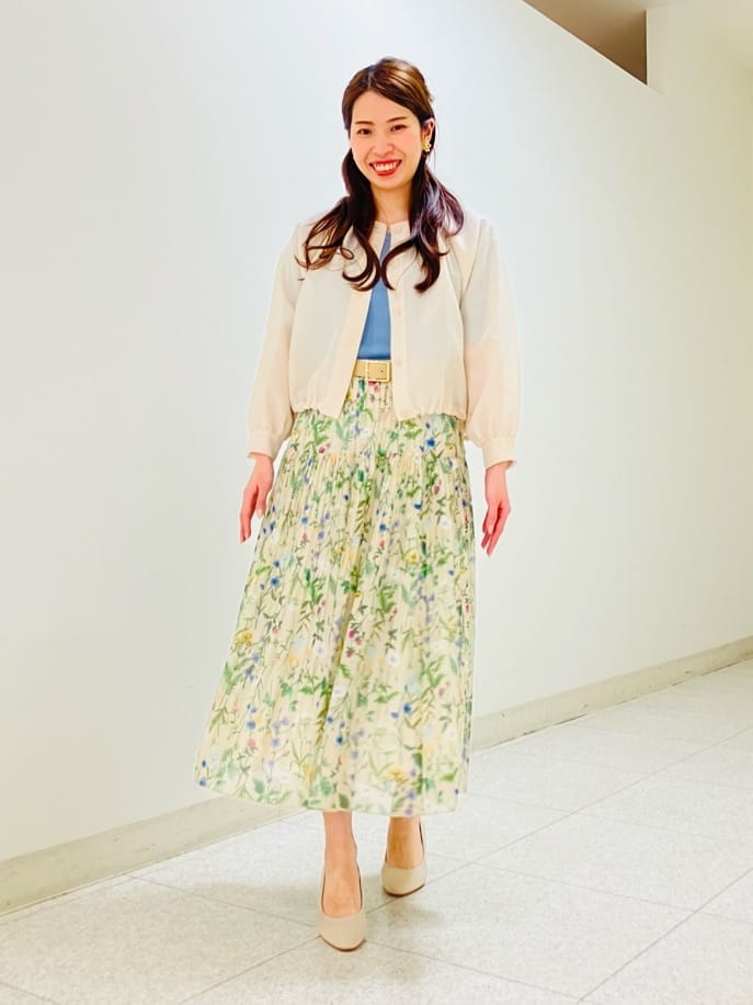 ANAYI | ハードオーガンジーノーカラーブルゾン | Rakuten Fashion