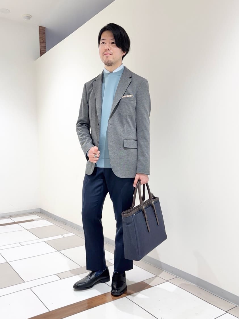 TAKEO KIKUCHIのメランジ ハニカム ストレッチ ジャケットを使ったコーディネートを紹介します。｜Rakuten Fashion(楽天ファッション／旧楽天ブランドアベニュー)5344198