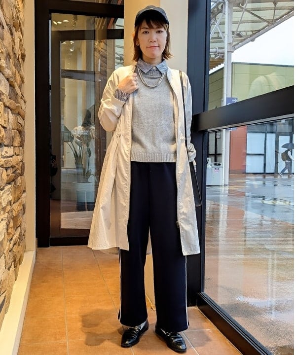 BEAMS HEARTのリボン刺繍 デニムキャップ レディース 帽子を使ったコーディネートを紹介します。｜Rakuten Fashion(楽天ファッション／旧楽天ブランドアベニュー)5345011