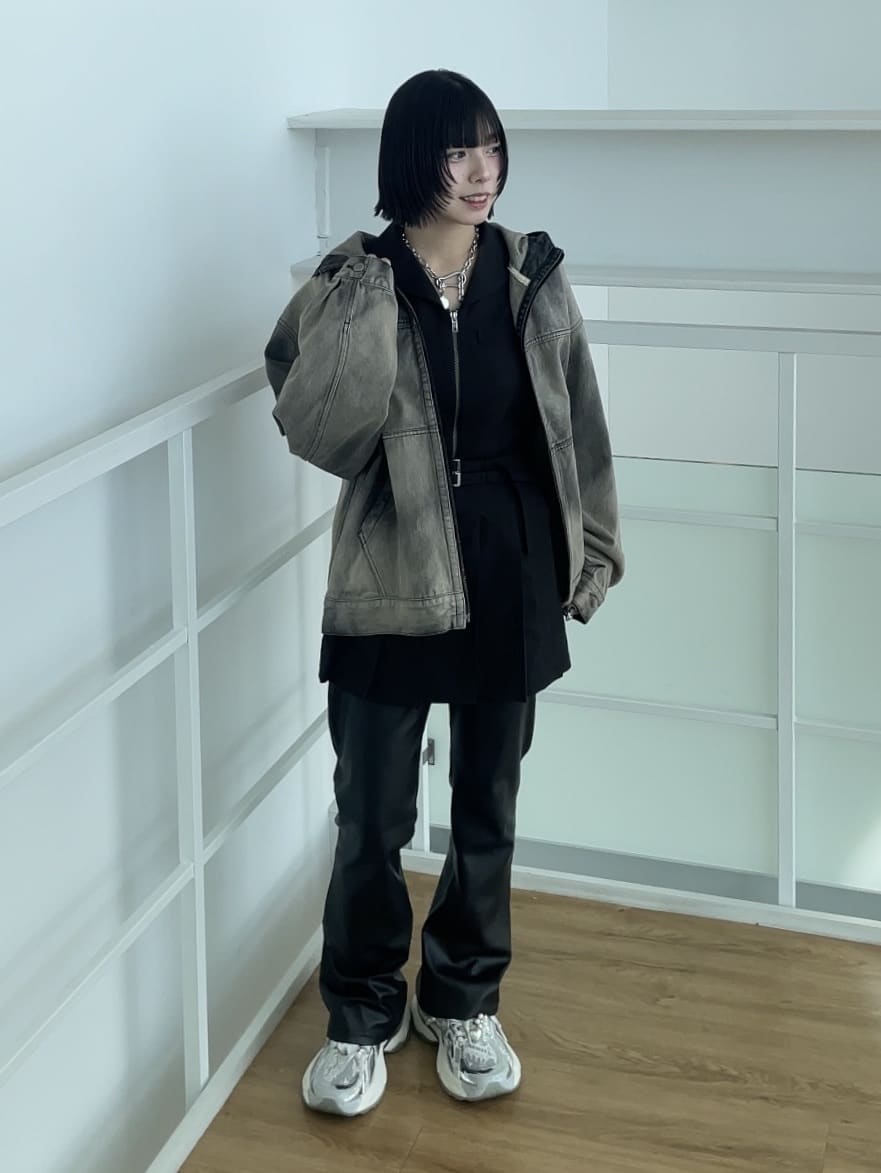 tk.TAKEO KIKUCHIの【セットアップ対応】フーデットデニムブルゾンを使ったコーディネートを紹介します。｜Rakuten Fashion(楽天ファッション／旧楽天ブランドアベニュー)5345664