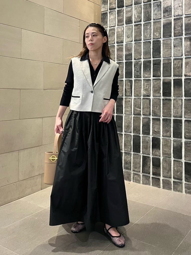 UNITED ARROWS LTD. OUTLET | タフタ ボリュームギャザー スカート
